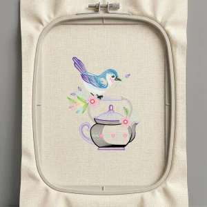 Дизайн машинной вышивки. Птицы (Размер 152x195мм). Форматы: DST PES JEF VP3 EXP XXX . Стежков: 24728