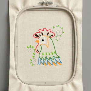 Дизайн машинной вышивки. Птицы (Размер 126x139мм). Форматы: DST PES JEF VP3 EXP XXX . Стежков: 12032