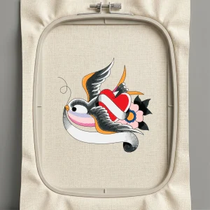 Дизайн машинной вышивки. Птицы (Размер 127x127мм). Форматы: DST PES JEF VP3 EXP XXX . Стежков: 23048