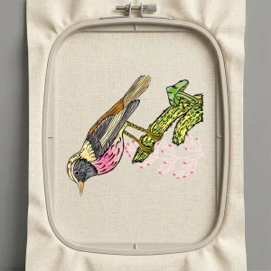 Дизайн машинной вышивки. Птицы (Размер 192x170мм). Форматы: DST PES JEF VP3 EXP XXX . Стежков: 41301