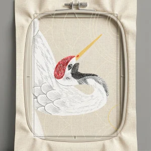 Дизайн машинной вышивки. Птицы (Размер 113x164мм). Форматы: DST PES JEF VP3 EXP XXX . Стежков: 19609