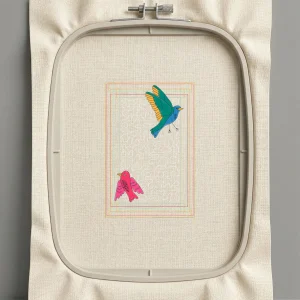 Дизайн машинной вышивки. Птицы (Размер 120x182мм). Форматы: DST PES JEF VP3 EXP XXX . Стежков: 13316