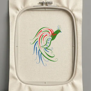 Дизайн машинной вышивки. Птицы (Размер 89x114мм). Форматы: DST PES JEF VP3 EXP XXX . Стежков: 5850