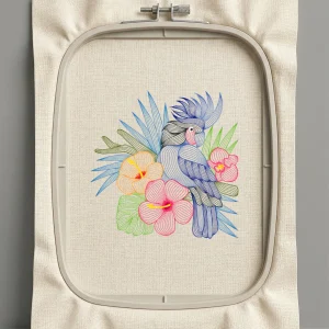 Дизайн машинной вышивки. Птицы (Размер 125x125мм). Форматы: DST PES JEF VP3 EXP XXX . Стежков: 12467