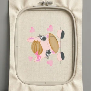 Дизайн машинной вышивки. Любовь (Размер 129x139мм). Форматы: DST PES JEF VP3 EXP XXX . Стежков: 14474