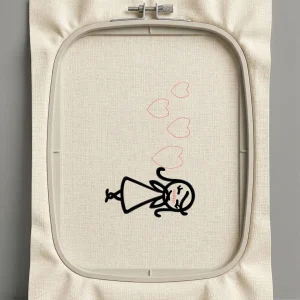 Дизайн машинной вышивки. Любовь (Размер 116x174мм). Форматы: DST PES JEF VP3 EXP XXX . Стежков: 4769