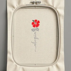 Дизайн машинной вышивки. Роза (Размер 50x179мм). Форматы: DST PES JEF VP3 EXP XXX . Стежков: 4971