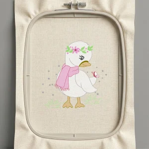 Дизайн машинной вышивки. Птицы (Размер 94x98мм). Форматы: DST PES JEF VP3 EXP XXX . Стежков: 7084