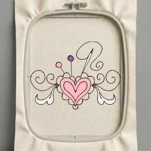 Дизайн машинной вышивки. Любовь (Размер 63x48мм). Форматы: DST PES JEF VP3 EXP XXX . Стежков: 2704