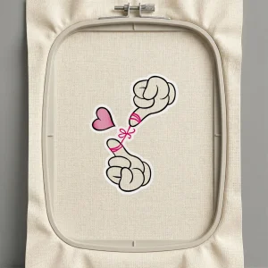 Дизайн машинной вышивки. Любовь (Размер 159x217мм). Форматы: DST PES JEF VP3 EXP XXX . Стежков: 17103