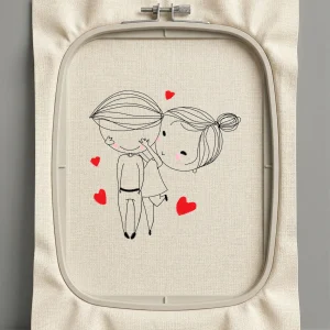 Дизайн машинной вышивки. Любовь (Размер 99x97мм). Форматы: DST PES JEF VP3 EXP XXX . Стежков: 5194