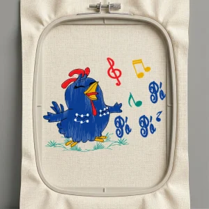 Дизайн машинной вышивки. Птицы (Размер 123x95мм). Форматы: DST PES JEF VP3 EXP XXX . Стежков: 12017