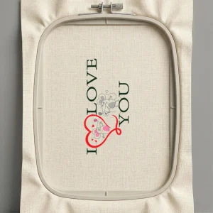 Дизайн машинной вышивки. Любовь (Размер 84x178мм). Форматы: DST PES JEF VP3 EXP XXX . Стежков: 6235