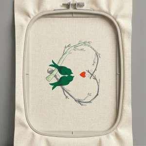 Дизайн машинной вышивки. Любовь (Размер 149x178мм). Форматы: DST PES JEF VP3 EXP XXX . Стежков: 17312