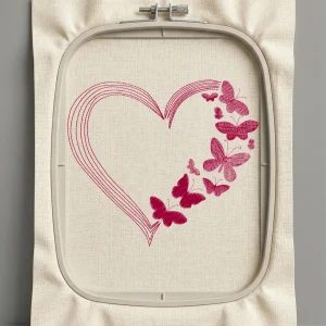 Дизайн машинной вышивки. Любовь (Размер 156x136мм). Форматы: DST PES JEF VP3 EXP XXX . Стежков: 9371