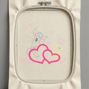 Дизайн машинной вышивки. Любовь (Размер 125x109мм). Форматы: DST PES JEF VP3 EXP XXX . Стежков: 4990