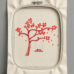 Дизайн машинной вышивки. Любовь (Размер 114x100мм). Форматы: DST PES JEF VP3 EXP XXX . Стежков: 6022