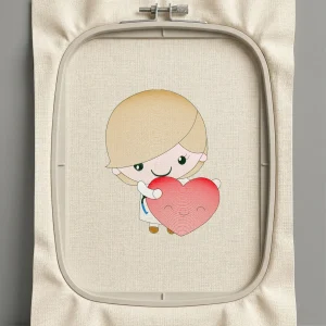 Дизайн машинной вышивки. Любовь (Размер 128x163мм). Форматы: DST PES JEF VP3 EXP XXX . Стежков: 13416