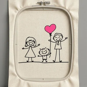 Дизайн машинной вышивки. Любовь (Размер 100x78мм). Форматы: DST PES JEF VP3 EXP XXX . Стежков: 7369