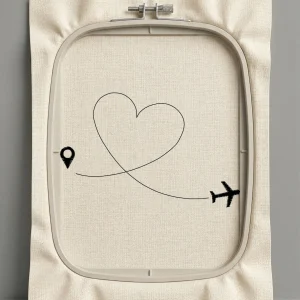 Дизайн машинной вышивки. Любовь (Размер 95x60мм). Форматы: DST PES JEF VP3 EXP XXX . Стежков: 556