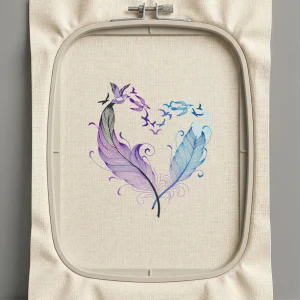 Дизайн машинной вышивки. Любовь (Размер 114x125мм). Форматы: DST PES JEF VP3 EXP XXX . Стежков: 9938