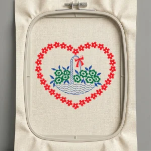 Дизайн машинной вышивки. Любовь (Размер 100x83мм). Форматы: DST PES JEF VP3 EXP XXX . Стежков: 5071