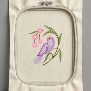 Дизайн машинной вышивки. Птицы (Размер 121x150мм). Форматы: DST PES JEF VP3 EXP XXX . Стежков: 9296