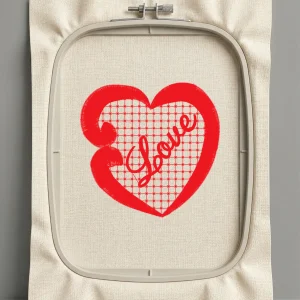 Дизайн машинной вышивки. Любовь (Размер 77x74мм). Форматы: DST PES JEF VP3 EXP XXX . Стежков: 9335