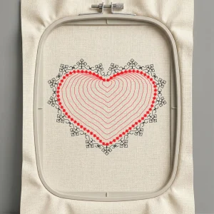 Дизайн машинной вышивки. Любовь (Размер 109x88мм). Форматы: DST PES JEF VP3 EXP XXX . Стежков: 3373