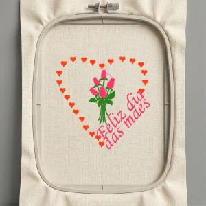 Дизайн машинной вышивки. Любовь (Размер 95x95мм). Форматы: DST PES JEF VP3 EXP XXX . Стежков: 6761