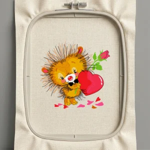 Дизайн машинной вышивки. Любовь (Размер 150x146мм). Форматы: DST PES JEF VP3 EXP XXX . Стежков: 28396