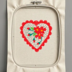 Дизайн машинной вышивки. Любовь (Размер 100x99мм). Форматы: DST PES JEF VP3 EXP XXX . Стежков: 8648