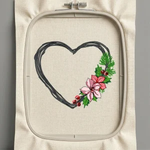 Дизайн машинной вышивки. Любовь (Размер 125x103мм). Форматы: DST PES JEF VP3 EXP XXX . Стежков: 23682