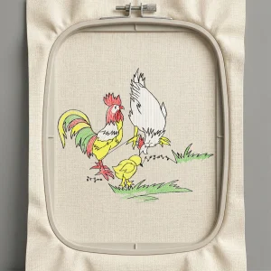 Дизайн машинной вышивки. Птицы (Размер 94x81мм). Форматы: DST PES JEF VP3 EXP XXX . Стежков: 4267