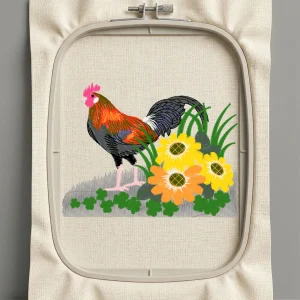 Дизайн машинной вышивки. Птицы (Размер 97x75мм). Форматы: DST PES JEF VP3 EXP XXX . Стежков: 16649