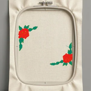 Дизайн машинной вышивки. Роза (Размер 99x75мм). Форматы: DST PES JEF VP3 EXP XXX . Стежков: 6450