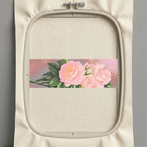 Дизайн машинной вышивки. Роза (Размер 697x228мм). Форматы: DST PES JEF VP3 EXP XXX . Стежков: 377561