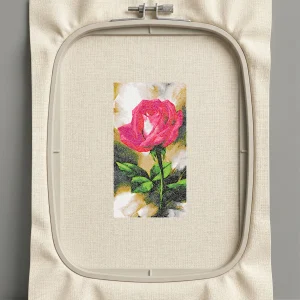 Дизайн машинной вышивки. Роза (Размер 162x299мм). Форматы: DST PES JEF VP3 EXP XXX . Стежков: 130252