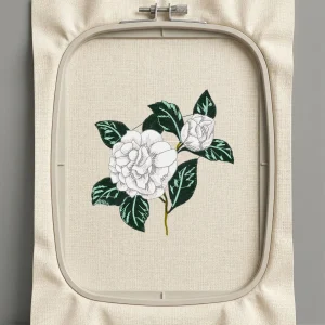 Дизайн машинной вышивки. Роза (Размер 94x96мм). Форматы: DST PES JEF VP3 EXP XXX . Стежков: 19661