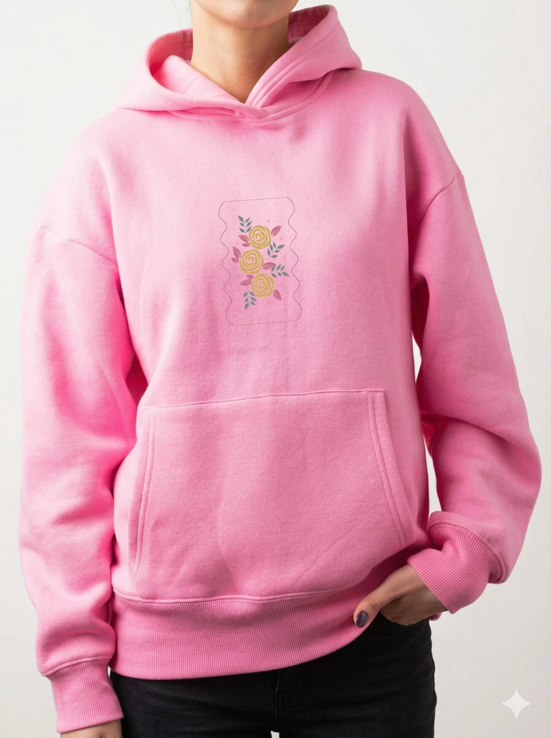 Дизайн машинной вышивки. Роза (Размер 107x175мм). Форматы: DST PES JEF VP3 EXP XXX . Стежков: 10773 — изображение 12