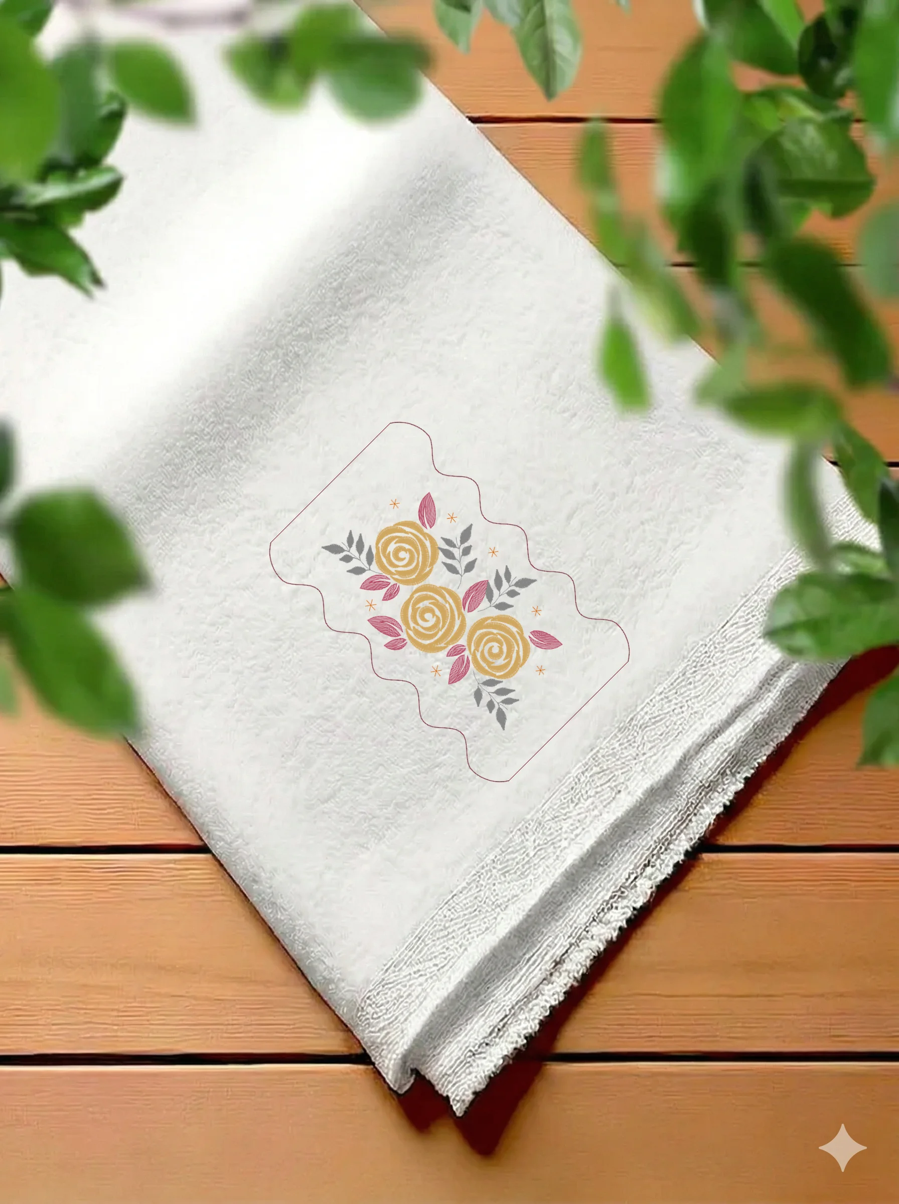 Дизайн машинной вышивки. Роза (Размер 107x175мм). Форматы: DST PES JEF VP3 EXP XXX . Стежков: 10773 — изображение 7