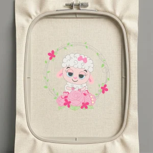 Дизайн машинной вышивки. Роза (Размер 154x160мм). Форматы: DST PES JEF VP3 EXP XXX . Стежков: 18844