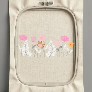 Дизайн машинной вышивки. Роза (Размер 99x42мм). Форматы: DST PES JEF VP3 EXP XXX . Стежков: 4757