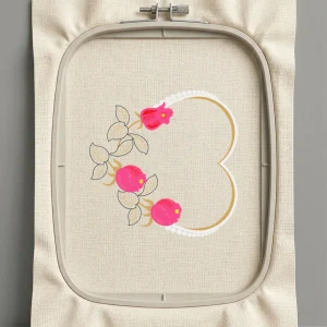 Дизайн машинной вышивки. Роза (Размер 130x129мм). Форматы: DST PES JEF VP3 EXP XXX . Стежков: 12318