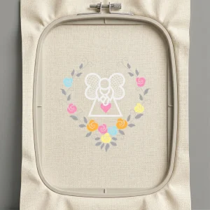 Дизайн машинной вышивки. Роза (Размер 116x119мм). Форматы: DST PES JEF VP3 EXP XXX . Стежков: 8531