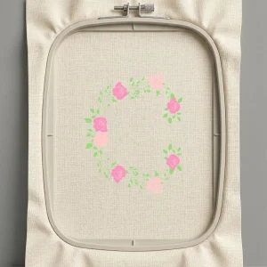 Дизайн машинной вышивки. Роза (Размер 148x180мм). Форматы: DST PES JEF VP3 EXP XXX . Стежков: 14293