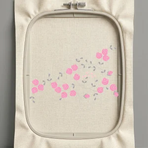 Дизайн машинной вышивки. Роза (Размер 245x159мм). Форматы: DST PES JEF VP3 EXP XXX . Стежков: 13964