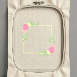 Дизайн машинной вышивки. Роза (Размер 94x99мм). Форматы: DST PES JEF VP3 EXP XXX . Стежков: 7175