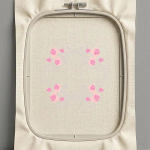 Дизайн машинной вышивки. Роза (Размер 137x138мм). Форматы: DST PES JEF VP3 EXP XXX . Стежков: 18434