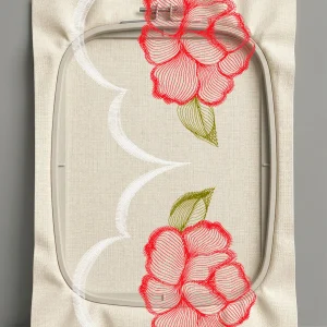 Дизайн машинной вышивки. Роза (Размер 64x179мм). Форматы: DST PES JEF VP3 EXP XXX . Стежков: 8153